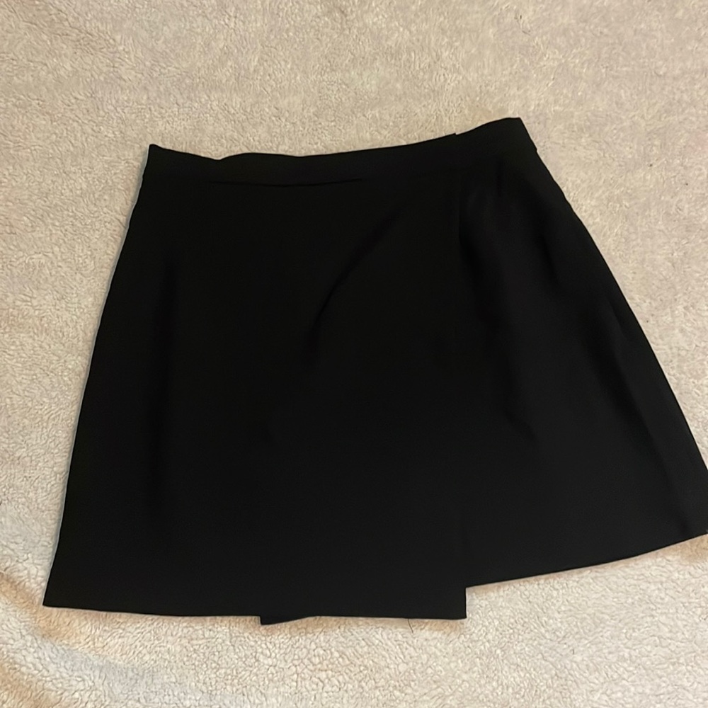 French Connection Asymmetrical Wrap Skirt